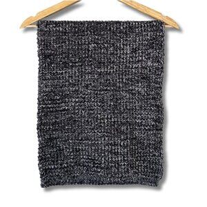 All Saints Spitalfields Scroll Snood Infinity Scarf Wool Linen Marled Knitted